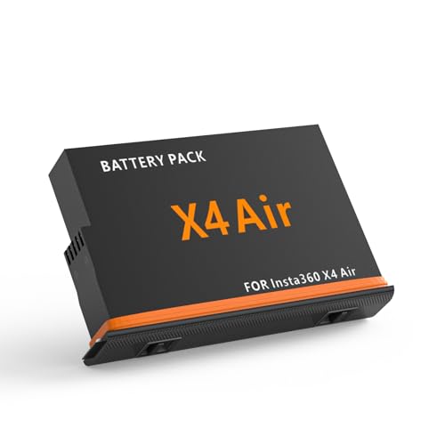 Batterie de rechange rechargeable 360 X4 Air 2500 mAh compatible avec caméra Insta360 X4 Air