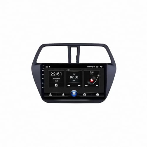 Autoradio GPS con CarPlay inalámbrico y pantalla táctil HD de 32GB para Suzuki SX4 S-Cross