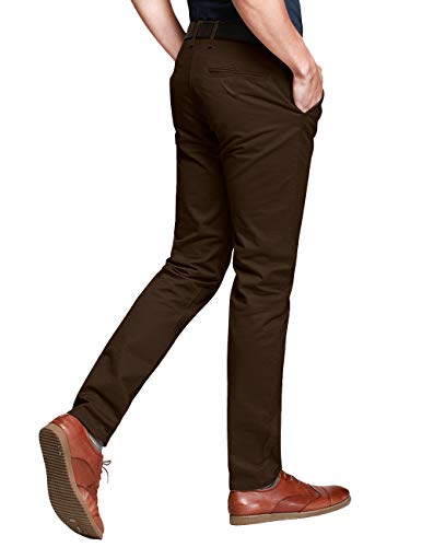 Image of Match Mens Regular-Fit Casual Flat Front Chino Pants