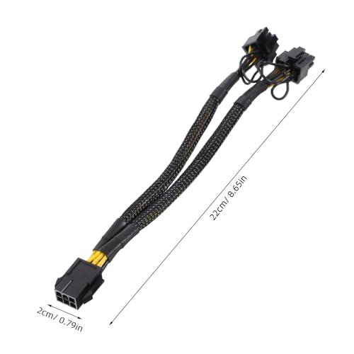 Cable de alimentación divisor gráfico doble de 4 unidades para ampliar GPU de PC 4
