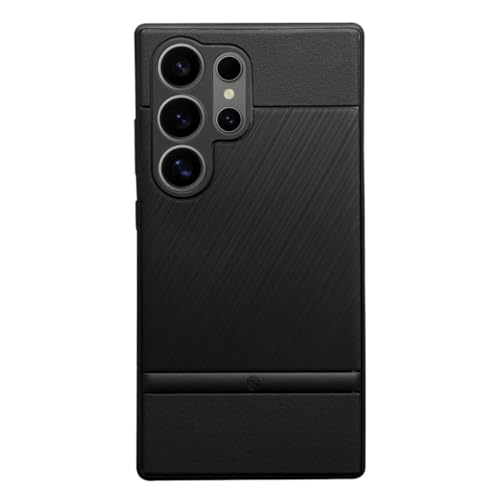 Image of NIUKIN Super Frosted Shield Pro Soft Back Case for Samsung Galaxy S24 Ultra | Shockproof Scratchproof Cover (Black Titanium)