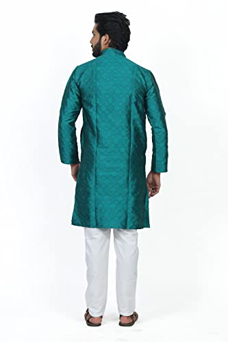 Image of HARPITA Men's Silk Blend Kurta Pyjama Set