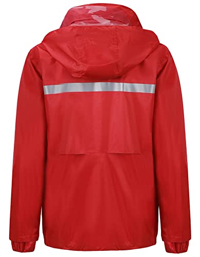 Traje de lluvia para hombres de 2 piezas impermeable y reflectante 2
