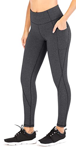 Image of Heathyoga Yoga Pants with Pockets Extra Soft Leggings with Pockets for Women Non See-Through High Waist Workout Leggings