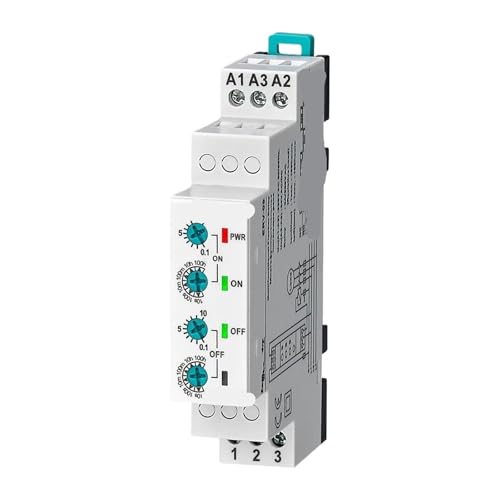 Relé intermitente doble ERV-09 ajustable multifunción de 220V CA temporizador industrial