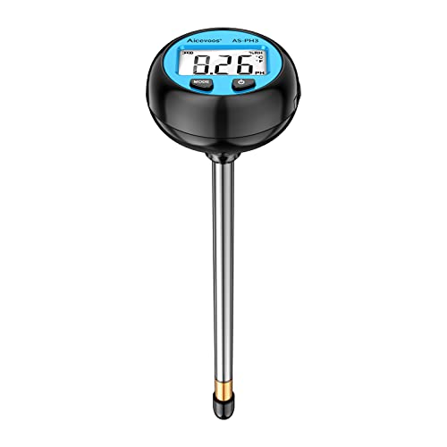 Aicevoos PH3 Bodenfeuchtigkeitsmesser, Pflanzenfeuchtigkeitsmesser, 3 in 1 Bodenfeuchtigkeitsmesser, pH-Tester Bodenhygrometer Sensor für Landwirtschaft, Außen- und Zimmerpflanzen