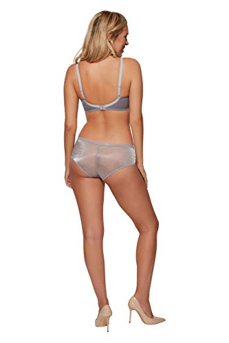 Gossard Women's Sheer Molded Bra, Silver, 34G #TOP1