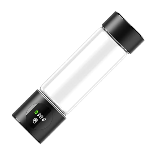 Bouteille d'eau hydrogène rechargeable PEM électrolyse Protium verre - 8