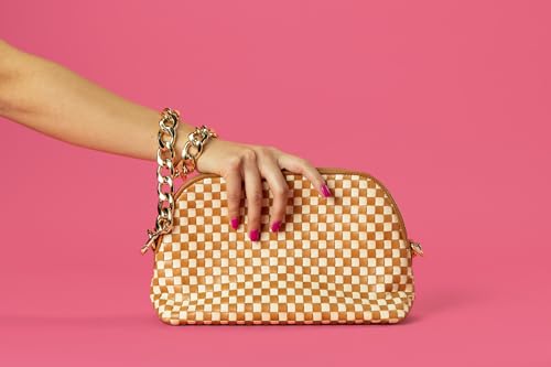 CHEVAUX Bolsa de tecido de couro, forrada com cambraia, bolsa tiracolo de couro FannyPack para mulhe