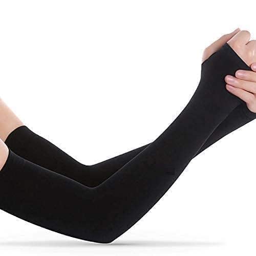 Arm Sleeves Men & Women Sunlight Protection Protection from Dust, Pollution, Sunburn, UV Protection - Suitable for, Sports - Hand Summer Gloves (Pack Of 1)-image-44