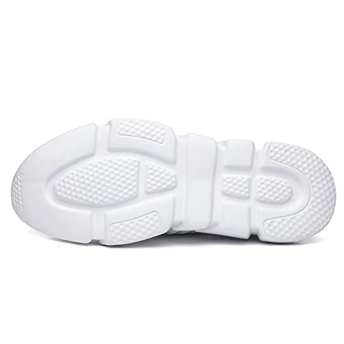 Image of GSLMOLN Mens Womens Fashion Sneakers Unisex Slip on Ultra-Sock Knit Soft Sole Breathable Lightweight Casual Walking Shoes
