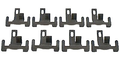 Front Windshield Molding Clip Set (8pcs) - 68-75 Chevy II Nova; 67-69 Camaro Firebird; 63-64 Impala