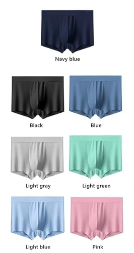 Men's Ice Silk Underwear,Breathable Wicking Fitness Sport High Performance Elastic Boxer Briefs3