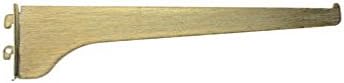 Knape & Vogt 180BR 12" 12" Brass Shelf Brackets