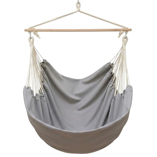 AMANKA XXL Hängesessel Dunkelgrau 185x130 cm belastbar bis 150kg...