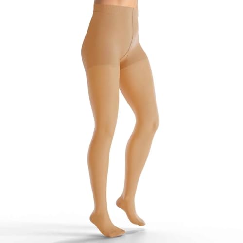 Image of JOBST BSN Medical 119356 Jobst Ultra Sheer Compression Stocking, Waist High, 15-20 mmHg, Closed Toe, X-Large, Natural
