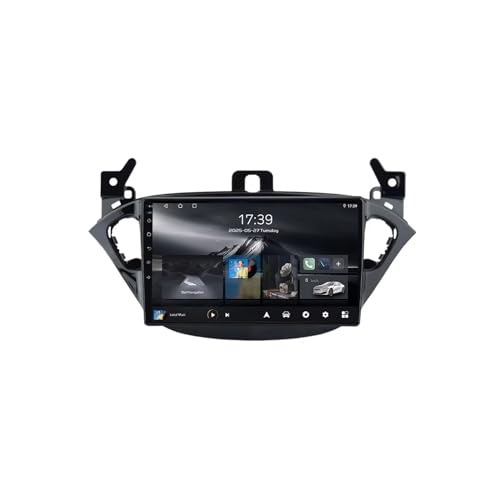 【Installazione Perfetta & Design Premium】Progettazione su misura per Opel Corsa E 2014 - 2019 con Lo schermo touchscreen da 9'' Android 15 full HD si inserisce senza modifiche permanenti al cruscotto, offrendo un look high-tech e premium. Per sicurezza, Inviaci una foto del modello e dell'anno della tua auto e della console centrale