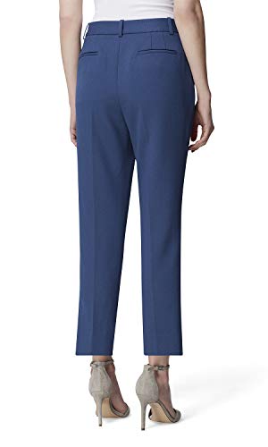 Tahari ASL Women's Petite Ankle Pant, Slate Blue, 14P