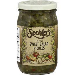 Sechler's diced sweet salad pickles 16-fl. oz. glass jar (Pack of 1)