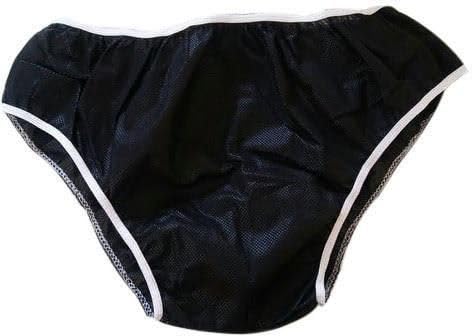 whiteriver care Amazon Brand - WRC Women’s Non-Woven Disposable Panties | Pack of 10 | Free Size | Black | Ideal for Travel, Spa, Surgery, Periods & Postpartum Use | Soft, Breathable & Hygienic-picture-49