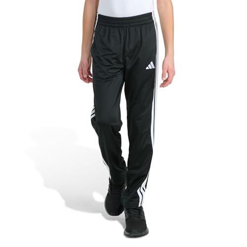 Image of adidas Big Kid Straight-Leg 3-Stripe Track Pant