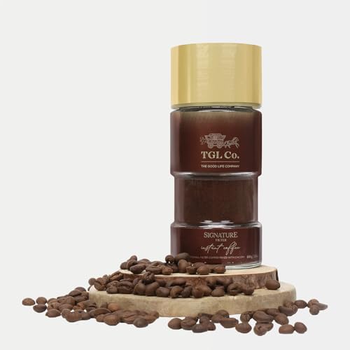 TGL Co. Signature Instant Filter Coffee Powder (100g Each, Pack of 2) | Rich & Aromatic | Antioxidant-Rich | No Artificial Flavors or Preservatives | Perfect for Hot & Cold Coffee