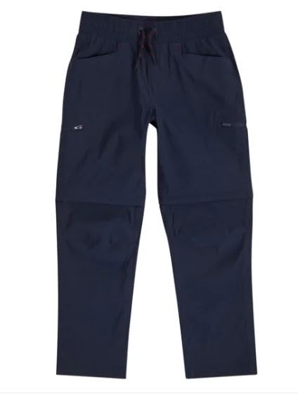 Eddie Bauer Youth Convertible Pull-On Water-Resistant Pants, Blue, Large (14/16)3