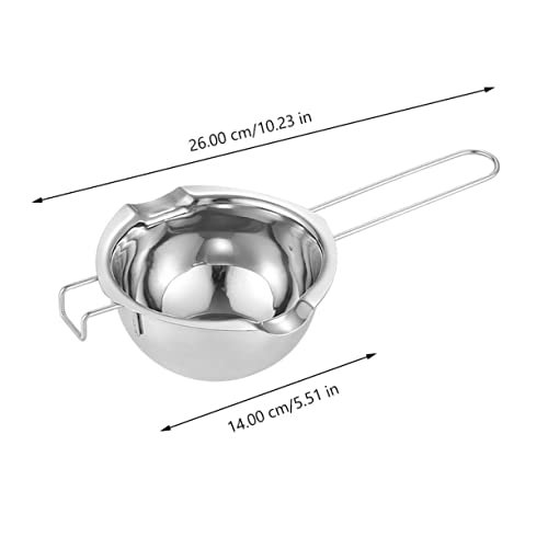 Olla para derretir chocolate y mantequilla de acero inoxidable miniatura 2
