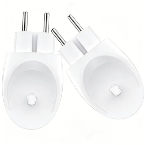 2 Pack Ladegerät für Oral B Ladestation Steckdose Kompatibel mit Oral-B iO6 iO5 iO4 iO3 iO2 Pro 3500 3000 2500 1000 Genius X Vitality Zahnbürste Ladestation Wandladegerät Charger