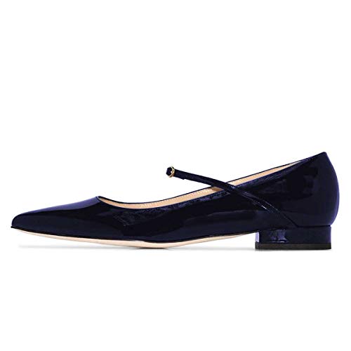 FSJ Women Sexy Leopard Prints Flats Hidden Low Heels Pumps Closed Pointy Toe Slip On Shoes Size 4-15 US