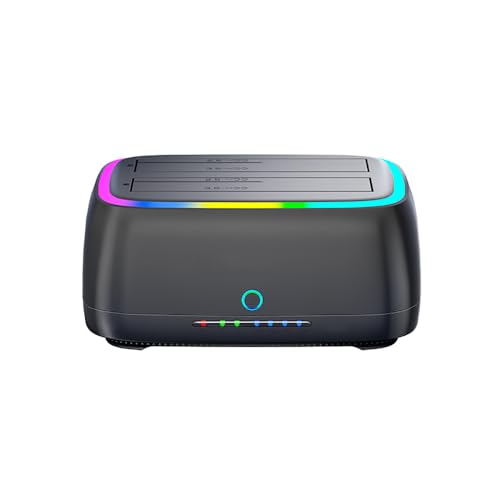Image of Tobo Dual-Bay Hard Drive Station USB3.0 5Gbps SATA HDD Docking Station for 2.5 /3.5 inch HDD /SSD Enclosure Clone Offline Enclosure HDD Reader Enclosure Adapter HDD External Supports up to 22TB TD-YPZ230R