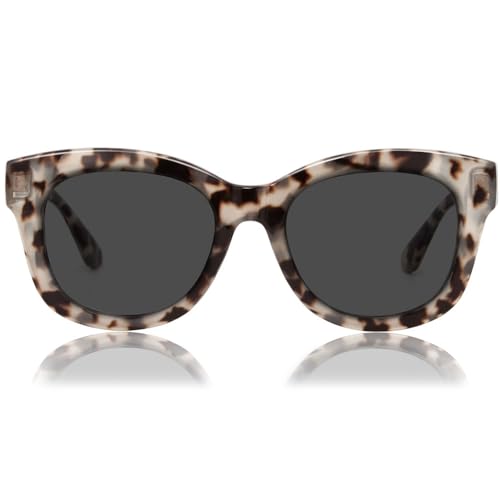 Image of JiSoo Oversized Reading Glasses for Women Men, Stylish Designer Readers Women with Large Frame