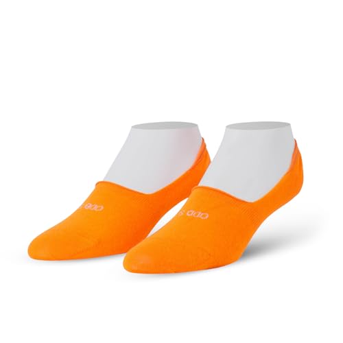 Image of Odd Sox - Basix Large No Show Socks - Soft Cotton Blend Low Profile Athletic Fit - Pastel & Bright Colors
