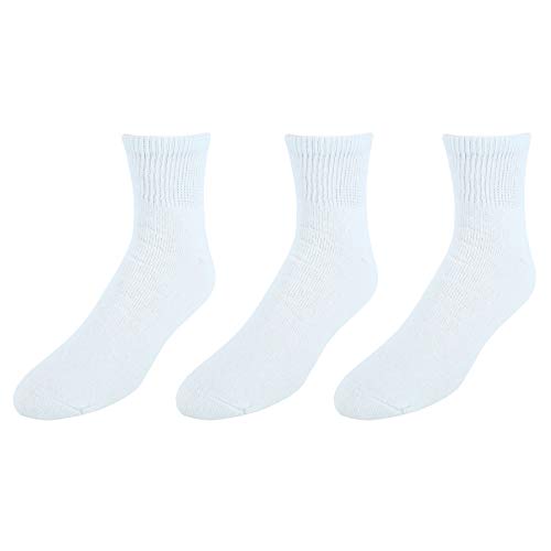 CTM Men's Big and Tall Ankle Socks (3 Pair Pack)2