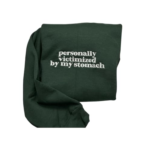Personally Victimized by my Stomach Embroidered Sweatshirt3