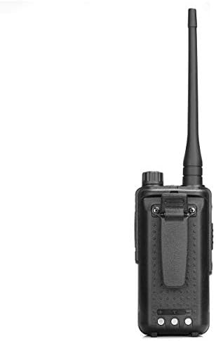 Retevis RT85 Walkie Talkie Dual Band, Long Range Scanner Radio, 2m/70cm Ham Radio with LCD Display, 200 Channels Professional Two Way Radio for Outdoor Adventure, Construction Site(Black, 1Pcs)