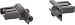 Produktbild Hager Adapter,universN UZ06A2 (VE2) f.Turmoberteil Univers N Montagezubehör (Schaltschrank) 3250616360259