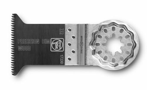 FEIN Hoja de sierra E-Cut Precisión BIM, 5 Unidades, anchura 50 mm, longitud 50 mm, Alojamiento Starlock, hoja bimetálica con dentado japonés en dos filas