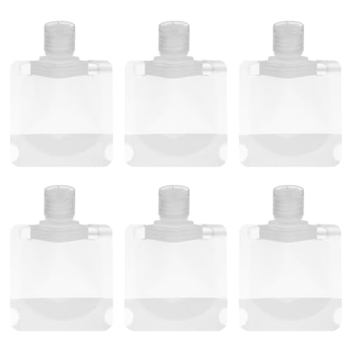 Refillable Empty Squeeze Pouch, 15pcs 30ml Stand Up Pouch Toiletry Lotion Gel Squeezable Bags Plastic Toiletry Containers for Travel Toiletries Cosmetic