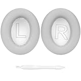 Geekria QuickFit Replacement Ear Pads for Anker Soundcore Life Q20, Q20+, Q20i, Life 2 (Not Fit for Life 2 Neo) Headphones, Repair Parts (Grey) - Image 3