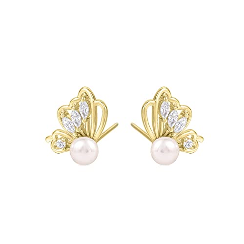 Boucles d'oreilles perle argent 925, le cadeau idéal pour gâter une jeune fille