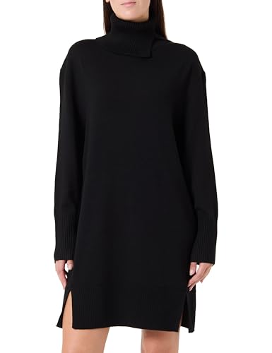 BOSS C_ feringatessa Knitted_Dress, Nero 001, M Donna