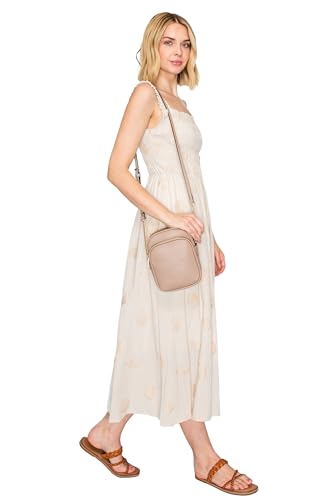 Image of FashionPuzzle Multi Pocket PU Leather Casual Medium Crossbody Bag with Adjustable Strap