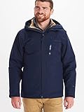 Marmot Hombre Minimalist GORE-TEX Component Jacket, Chaqueta impermeable cálida, chubasquero ligero 3 en 1 con capucha, cortavientos ligero y transpirable, Arctic Navy/Shetland, L, 31530_F22