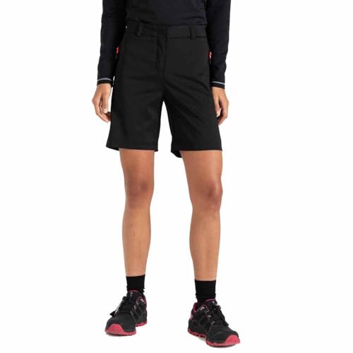 Dare 2b Women's Torrek Mountain Walking Shorts, Lightweight Water Repellent Hiking Shorts Black