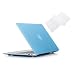 Ruban - Air 11-inch 2 in 1 Soft-Touch Hard Case Cover and Keyboard Cover for Macbook Air 11.6" Models: A1370 / A1465 - Grey Blue