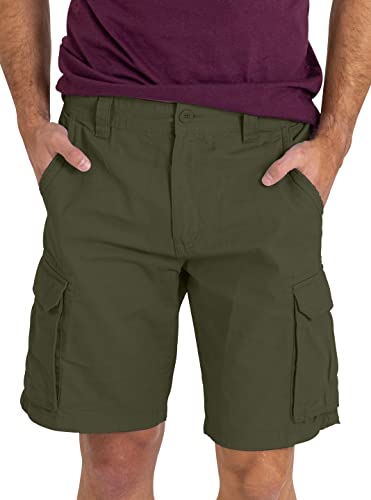 Alamo Men’s Regular Fit Cargo Short - 100% Cotton Heavy Duty Cargo Shorts For Men Olive #TOP5