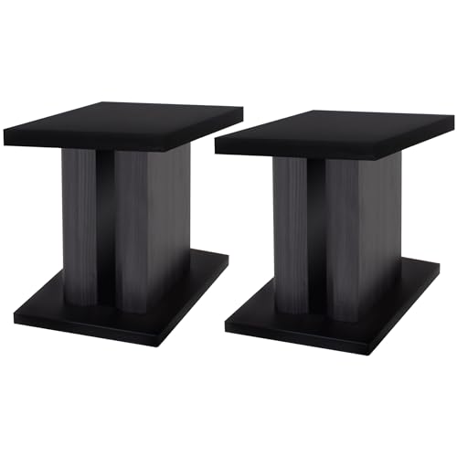 (2) Technical Pro 8” Studio Monitor Bookshelf Computer Multimedia Speaker Stands