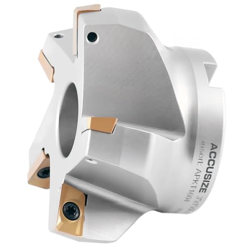 Fraise à surfacer indexable Accusize 75° avec 5 inserts carbure APKT 1604 - 7