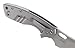 CRKT Pilar II Large EDC Folding Pocket Knife: Everyday Carry, Satin Blade, Flipper Open, Frame Lock, Stainless Steel Handle, Reversible Pocket Clip 5315